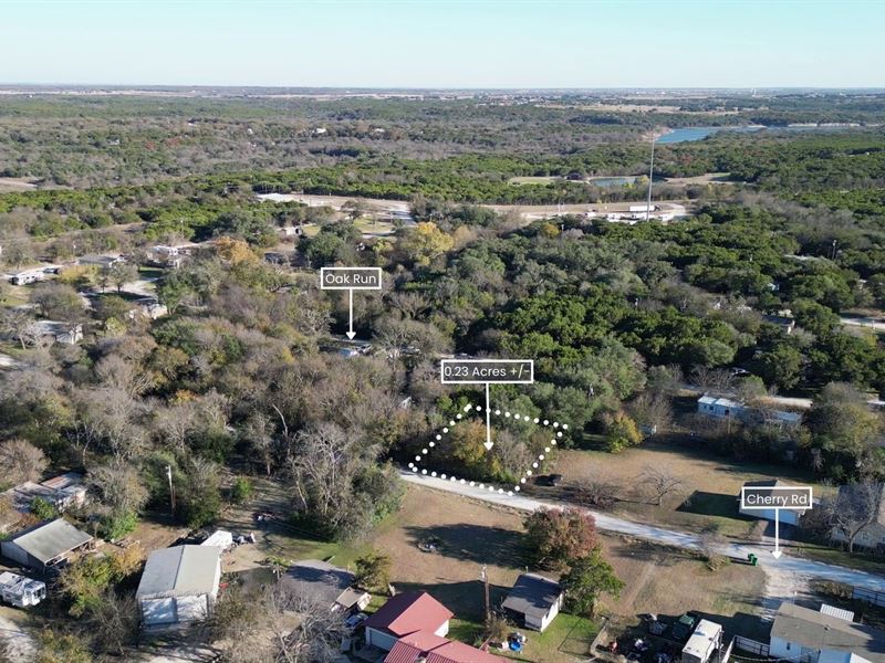 Double Lot Near Lake Whitney, TX : Whitney : Hill County : Texas