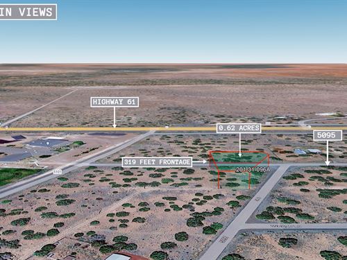 .62 Acre in Concho, $275/Mo : Concho : Apache County : Arizona