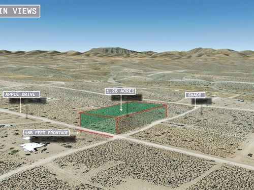 1.25 Acres in Meadview, $175/Mo : Meadview : Mohave County : Arizona