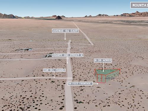 .26 Acre in Dateland, $150/Mo : Dateland : Yuma County : Arizona