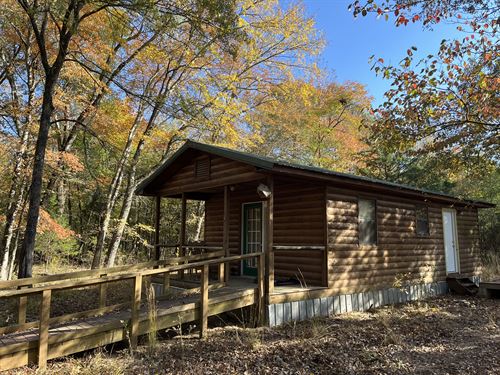 Log Cabin on 5 Acres in Se, OK : Fort Towson : Pushmataha County : Oklahoma