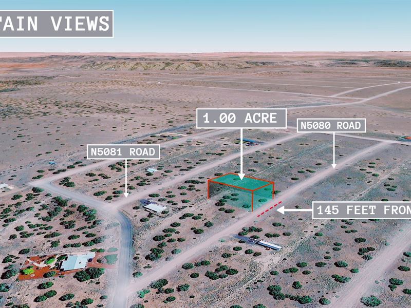 .34 Acre Mountain Views, $200/Mo : Concho : Apache County : Arizona