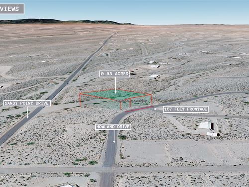 .63 Acre Mountain Views : Meadview : Mohave County : Arizona