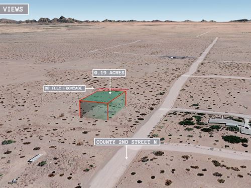 .19 Acre RV Friendly, $150/Mo : Dateland : Yuma County : Arizona