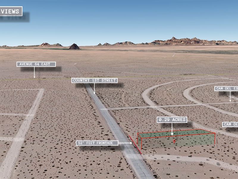 .29 Acre in Dateland, $150/Mo : Dateland : Yuma County : Arizona