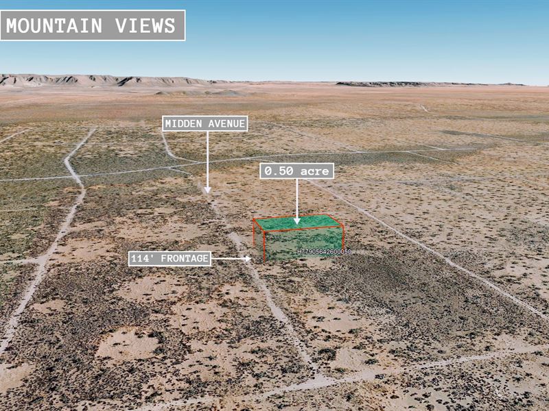 .5 Acre in El Paso, $200/Mo : El Paso : El Paso County : Texas