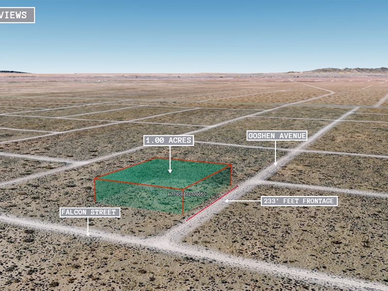 1 Acre Mountain Views : El Paso : El Paso County : Texas