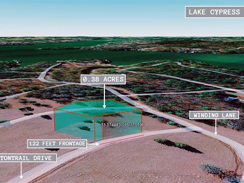 .38 Acre in Mount Vernon, $250/Mo : Mount Vernon : Franklin County : Texas