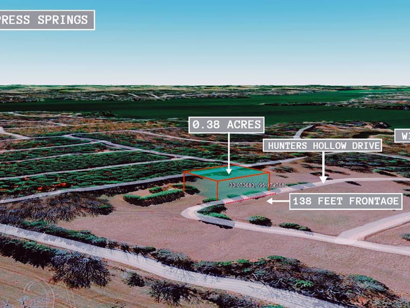 .35 Acre in Mount Vernon, $225/Mo : Mount Vernon : Franklin County : Texas