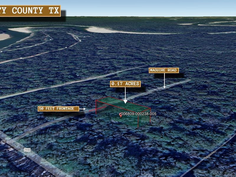 .17 Acre in Cleveland, $150/Mo : Cleveland : Liberty County : Texas