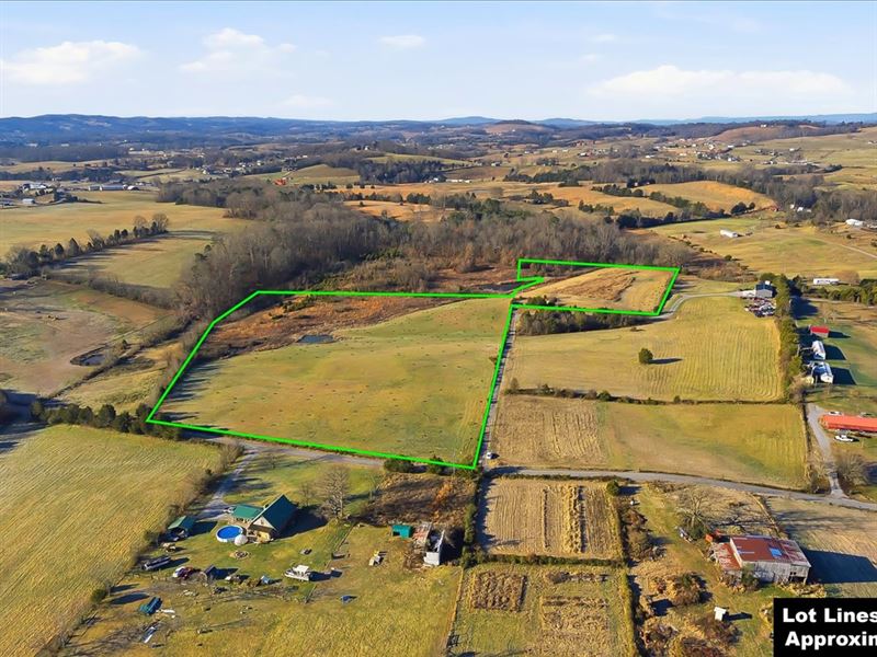 14.51 Acres, Unrestricted Minifarm : Bulls Gap : Hawkins County : Tennessee