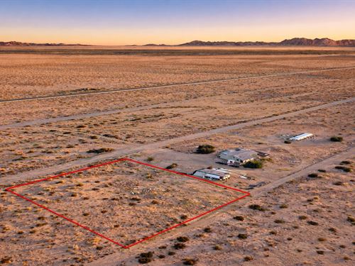 1.0 Acre AZ Desert Parcel : Dateland : Yuma County : Arizona