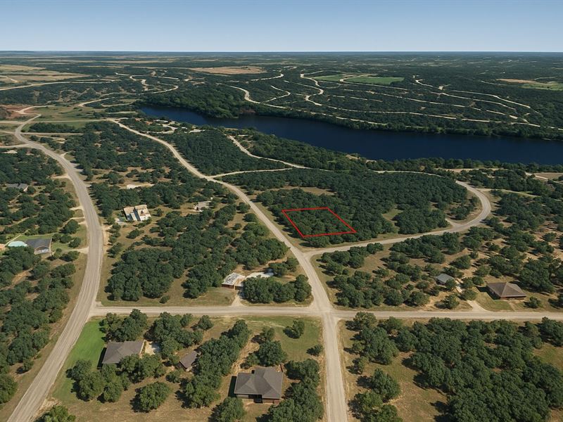 .46 Acre Lake Nocona Views : Nocona : Montague County : Texas