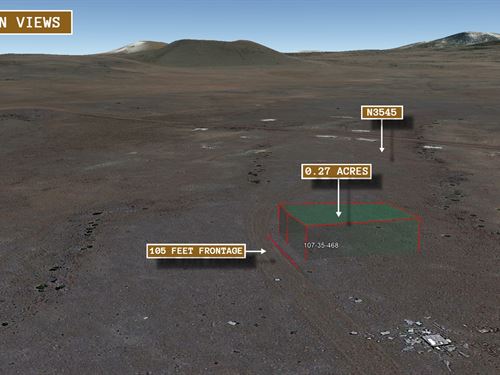 .27 Acre Private Getaway, $150/Mo : Concho : Apache County : Arizona