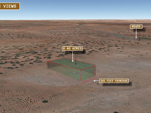 .46 Acre Near Hwy 180, $150/Mo : Concho : Apache County : Arizona