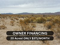 20 Acres in Tx- Owner Financing : Cornudas : Hudspeth County : Texas