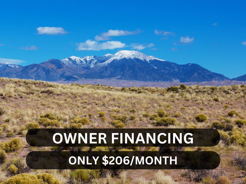 5 Acres Near The Foot of Mt. Blanca : Blanca : Alamosa County : Colorado