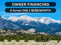 Mountain Land with Scenic Views : Fort Garland : Costilla County : Colorado