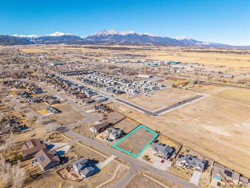 This Oversized Level Lot : Poncha Springs : Chaffee County : Colorado