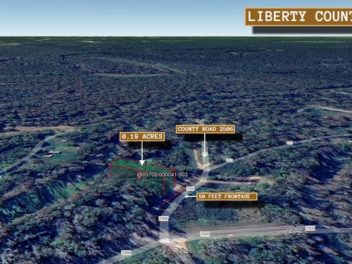 .19 Acre in Liberty, $150/Mo : Liberty : Texas