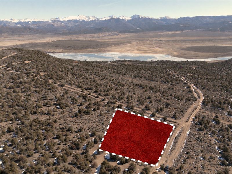 Wide Open Space & Mountain Views : San Luis : Costilla County : Colorado