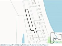 1.41 Acre Double Frontage Lot : Cape Fair : Stone County : Missouri