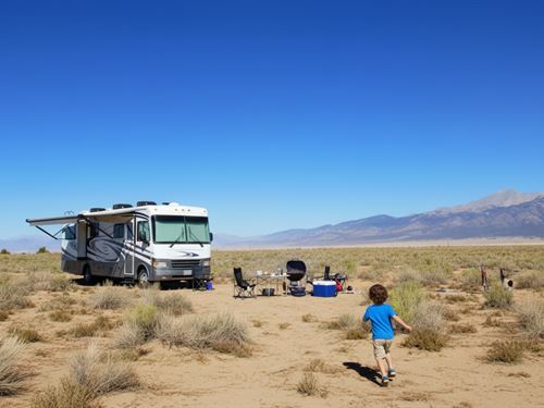 Mountain Land Near Great Dunes : Alamosa : Colorado