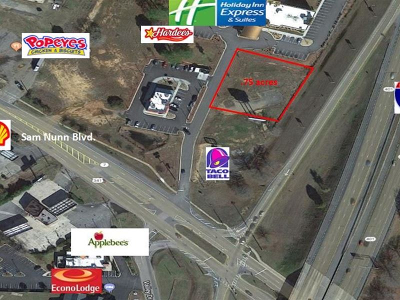 Prime Commercial Lot Sam Nunn Blvd. : Perry : Houston County : Georgia