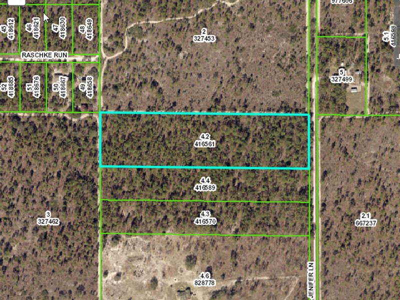 10 Acres, Can Subdivide : Brooksville : Hernando County : Florida