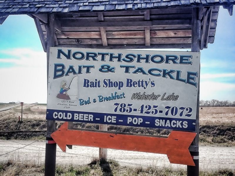 North Shore Bait, Tackle & Cabin : Stockton : Rooks County : Kansas