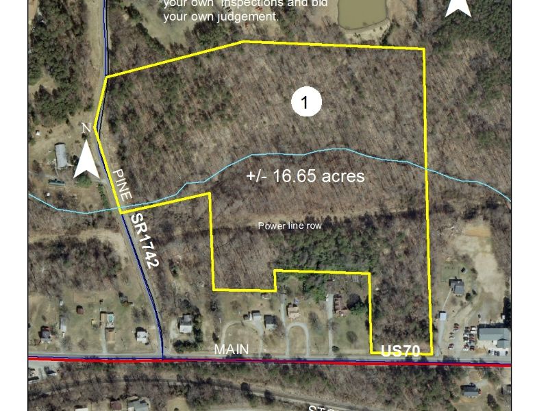 16.65 Acres Fronting Highway 70 : Haw River : Alamance County : North Carolina