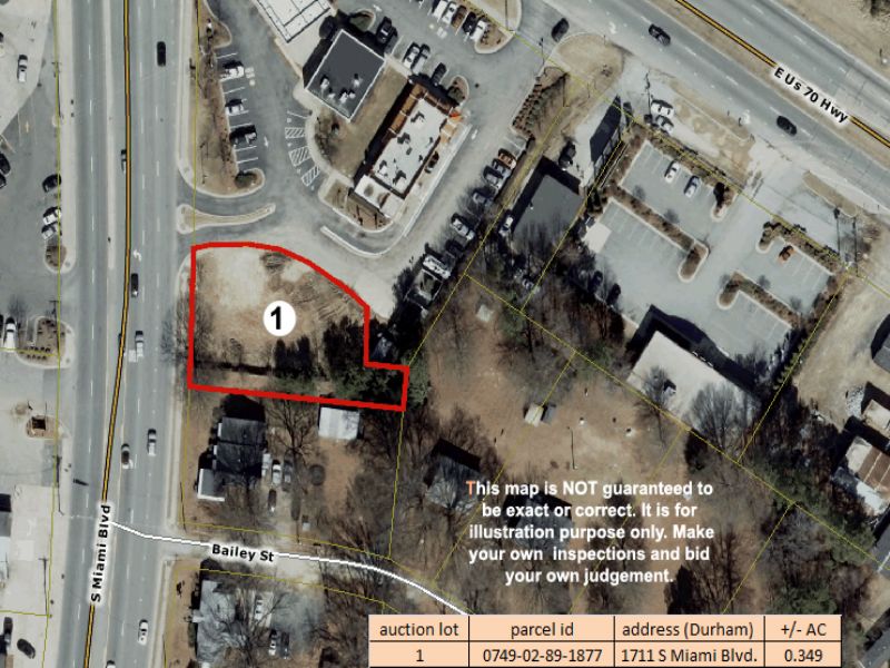 Commercial Tract On Highway 70 : Durham : Durham County : North Carolina