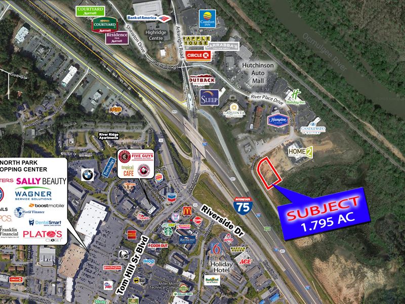 1.795 Acres River Place : Macon : Bibb County : Georgia