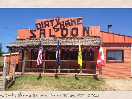 The Dirty Shame Saloon : Yaak : Lincoln County : Montana